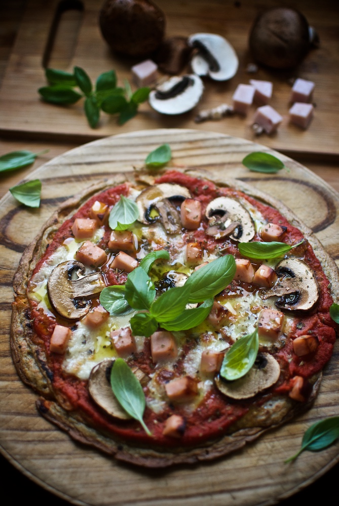 pizza de quinoa y pechuga pavo ElPozo